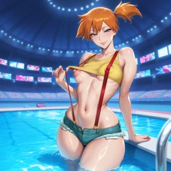 [PS-AI] (PATREON) Misty (Pokemon) [AI Generated]