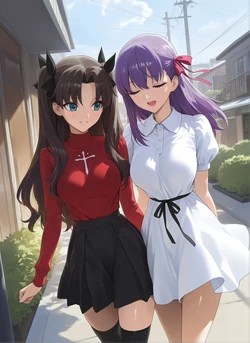 [Rametaki] 2026-04-22 Rin x Sakura [AI generated]