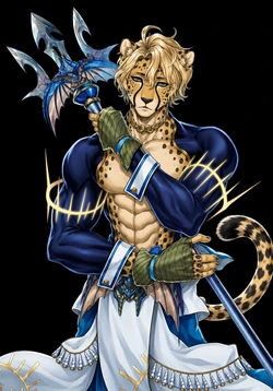 Poseidon and Sasaki Kojiro as Cheetah and Tanuki Furries Edits