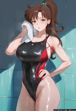 [Patreon] (cMonster) Makoto Kino SWIMSUIT x BBC (AI Generated)