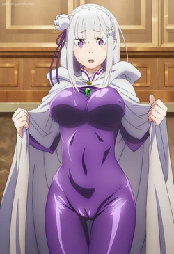 SecreArt Emilia & Subaru - Re:Zero [AI Generated]