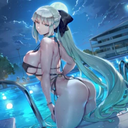 [SunGodManGa] Morgan Le Fay FGO 302p [Ai Generated]