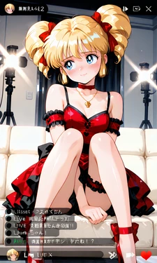 田村えり子ちゃんの強制オナニー配信 [AI Generated]