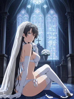[Kurohime] 平塚静（ウェディングビキニ）[AI Generated]