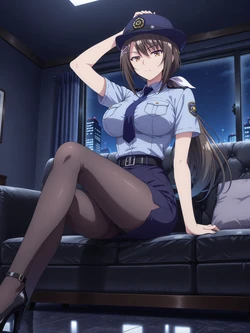 [Kurohime] 茶柱佐枝（警官服）[AI Generated]