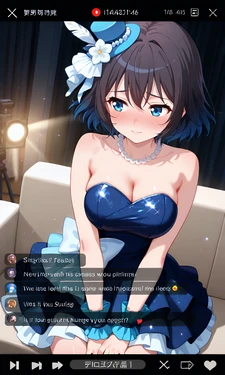 白石まりんちゃんの強制オナニー配信Ver, [AI Generated]
