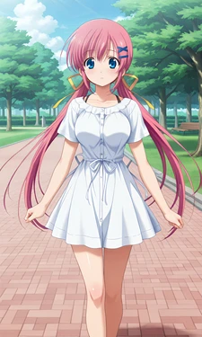 白河ななかちゃんのお外でふたりエッチ [AI Generated]