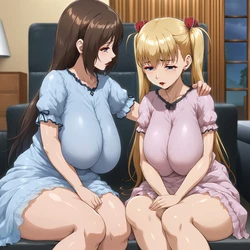 [xXxBATxXx] FUTA Airi & Marina (Oni Chichi) [AI Generated]