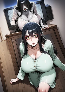 [xXxBATxXx] FUTA Miko & Sadako (Remake) [AI Generated]