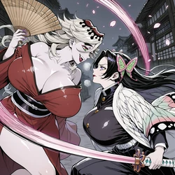 [xXxBATxXx] FUTA Kanae Kocho & Douma [AI Generated]