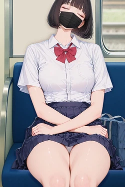 電車の中の天使 [AI Generated]