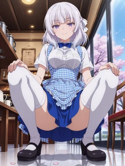 [Kurohime] 坂柳有栖（ウェイトレス）[AI Generated]