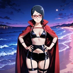 (Patreon - WaifuRain) Sarada Uchiha from Boruto - Tentacles Opening Scene (AI Generated)