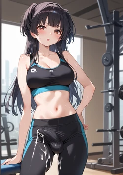 [AgrenSoufer] (01.09) Futanari Fuyuko (Idolmaster) (Patreon) [AI Generated]