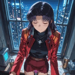 NaughtyCutiess - Misato Katsuragi (Patreon) [AI Generated]