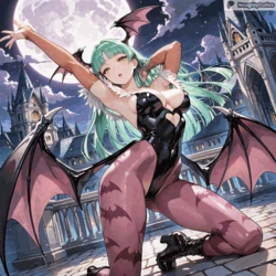 NaughtyCutiess - Morrigan (Patreon) [AI Generated]
