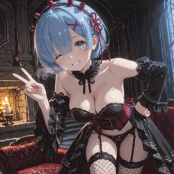NaughtyCutiess - Rem (Gothic) (Patreon) [AI Generated]