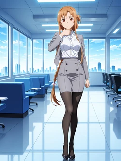 [Kurohime] アスナ（OL）[AI Generated]