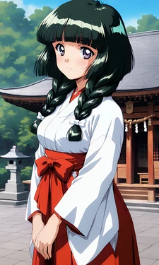 神山みこちゃんの神社で一人えっち [AI Generated]