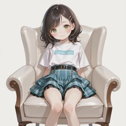 【渚ひめか】読書モデルのお仕事[AI Generated]