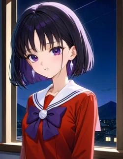 [beginner] Tomoe Hotaru（Sailor Saturn）[AI Generated]