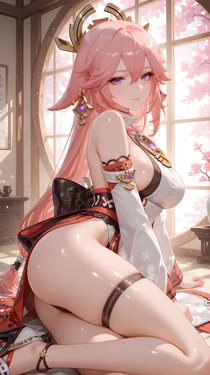 [Hajily] Yae Miko - Genshin Impact (Patreon) [AI Generated]