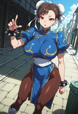 Stable Skynet - Street Fighter - Chun Li 248p [AI Generated]