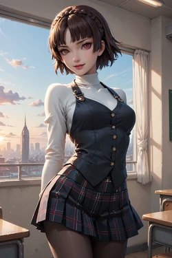 [HentaiCraftAI] Makoto Nijima (Persona 5) [AI Generated]