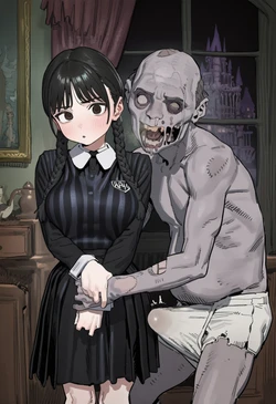 [Patreon] (yourojisan) Wednesday Addams x Zombie (AI Generated)