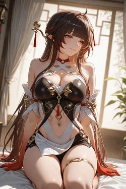 [Rankabee] Lingsha (Honkai: Star Rail) - Eastern Theme (Patreon) [AI Generated]