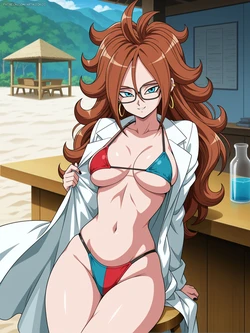 [Request] Android 21 | Dragon Ball FighterZ (FULL)(Set 02)[artkoikoi] [AI Generated]