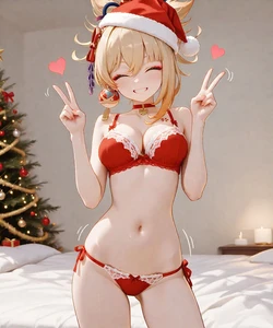 宵宮, Yoimiya, 原神, Genshin X'Mas [AI Generated]