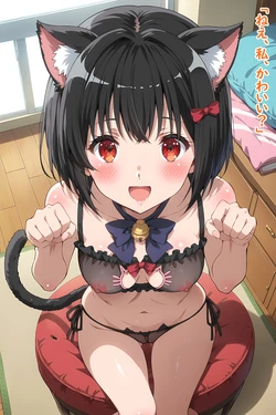[ホシナ/ほしな] 久石奏 猫コスプレ [AI Generated]