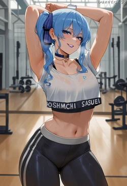 Duxvector Hoshimachi Suise BBC [AI Generated]