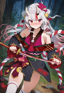 [Noi]  敗北して犯される百鬼あやめ [AI Generated]