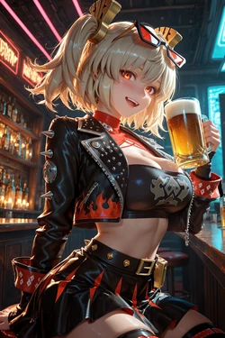 【PIXIV】MimiContrastArt (15896205) Burnice drunk [AI Generated]