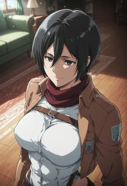 Stable Skynet - Attack on Titan - Mikasa x Eren 259 [AI Generated]