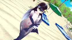 來自《海洋之物》【MMD】《燃燒我的恐懼》（Novoiski REMIX）海灘裸體 From The Sea Thing【MMD】 Burn my Dread (Novoiski REMIX) beach nude