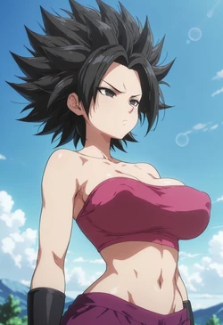 Stable Skynet - Dragon Ball - Caulifla x Vegeta 242p [AI Generated]