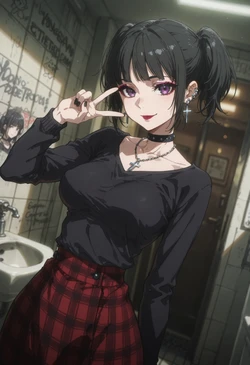 Stable Skynet - Attack on Titan - Goth Mikasa 283p [AI Generated]