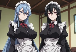 Stable Skynet - Akame ga Kill - Esdeath + Akame 357p [AI Generated]