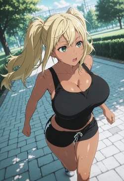 Stable Skynet - Dumbbell Nan-Kilo Moteru - Hibiki Sakura 299p [AI Generated]