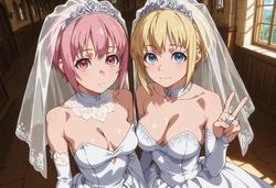 [Stable Skynet] 💞 Iris + Inca (Fire Force) - 257p [AI Generated]