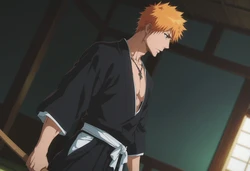 Stable Skynet - Bleach - Rangiku x Ichigo 290p [AI Generated]
