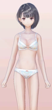 15 blue reflection girls bra & pantus