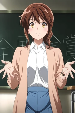 [ホシナ/ほしな] 黄前先生 ３期１４話 [AI Generated]