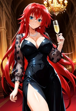 Moke P@treon Rias Gremory & Himejima Akeno Three Some (HS DxD) リアス グレモリー & 姫島朱乃 3Pエッチ (HS DxD) 825Pics (Patreon) [AI Generated]