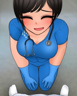 [Philia-DeviantArt] 간호사가 자지 크기 측정하는 만화 Nurse measures penis size [Korean]
