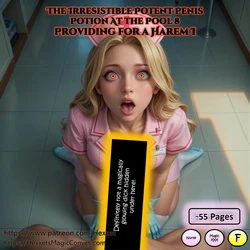 [Hexxet] The irresistible Potent Penis Potion at the pool 8 [AI generated]
