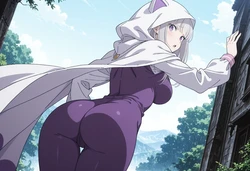[Fran/Fran Kaslana] Emilia - Re:Zero (124P) [AI Generated]